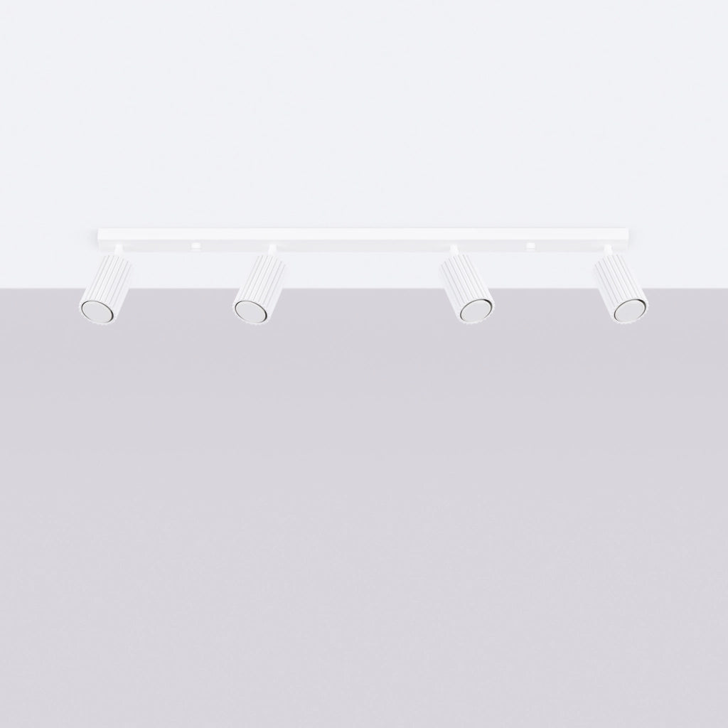 Lampada da soffitto KARBON 4L bianco
