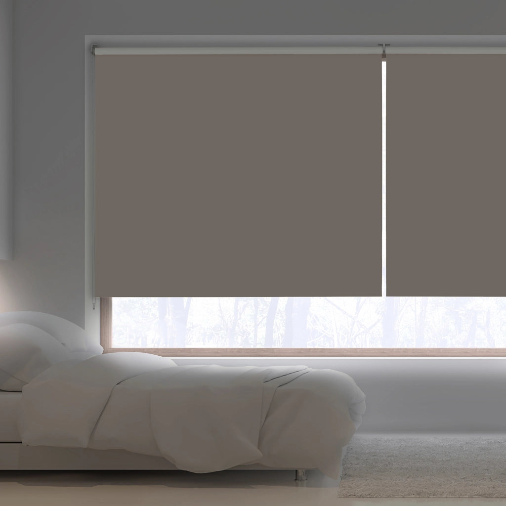 VIEWTEX Tenda a rullo opaca termica/oscurante Tessile Testurizzato marrone 75x250 cm