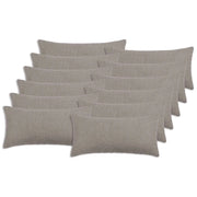Federa 12 pcs HEERLEN Grigio Chiaro 40 x 80 cm Bouclé 909939