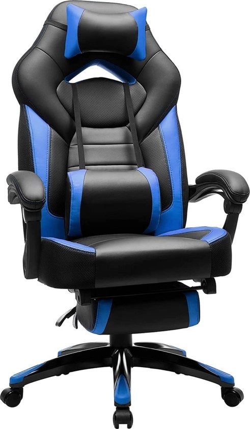 Sedile da Gioco - Design Ergonomico - Compreso Supporto Pedali e Cuscini - Stile da Corsa