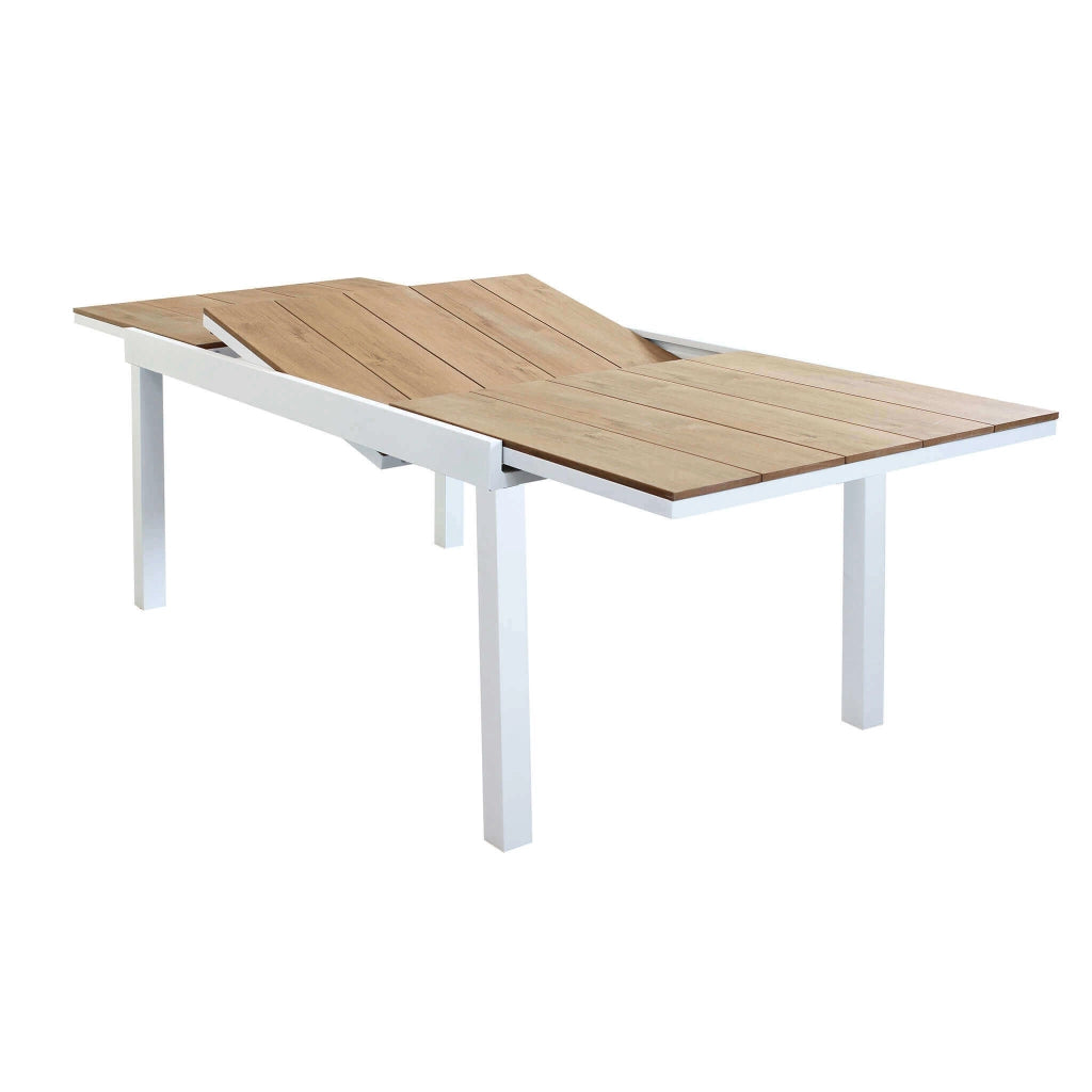 Tavolo da Giardino Allungabile piano in finto Legno 160/240x95 - URBAN