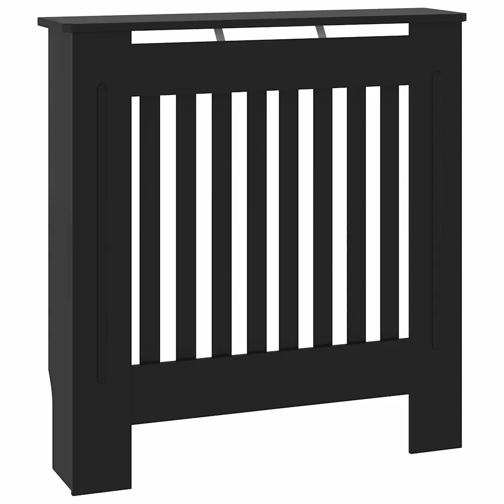 Copertura per radiatori Nero 78 x 19 x 81,5cm Legno multistrato 3403242