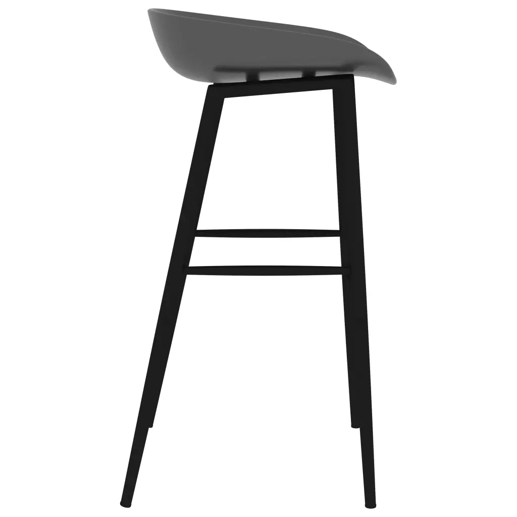 Set da Bar 5 pz Nero e Grigio 3057467