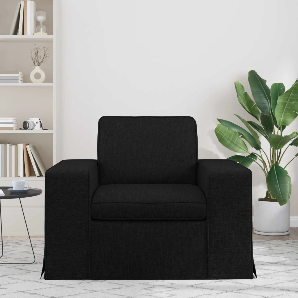 Divano Nero 103 x 80 x 82 cm Tessuto 42024378