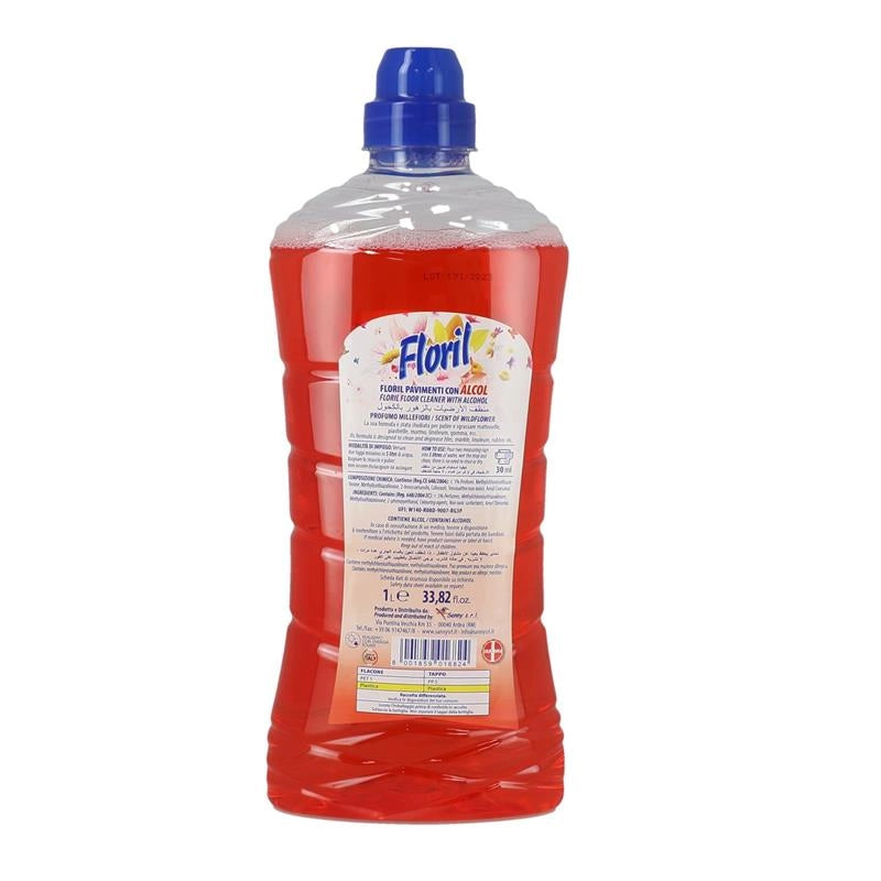 DETERGENTE IGIENIZZANTE LIQUIDO FLORIL MILLEFIORI DA 1 LT