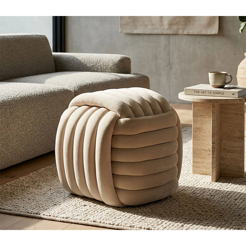 Puff Softy Crema cm 45x45x45