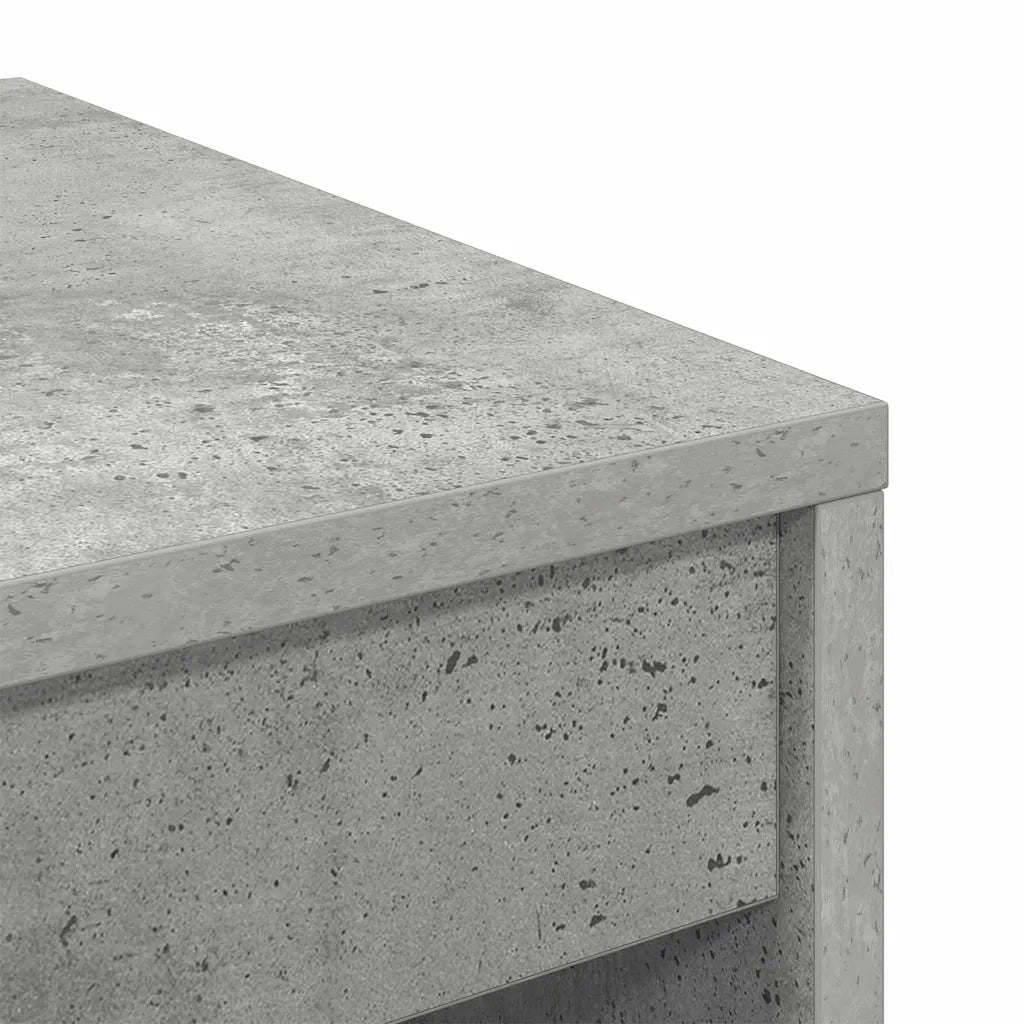 Scrivania | Tavolo da Ufficio Grigio cemento 60 x 40 x 76 cm