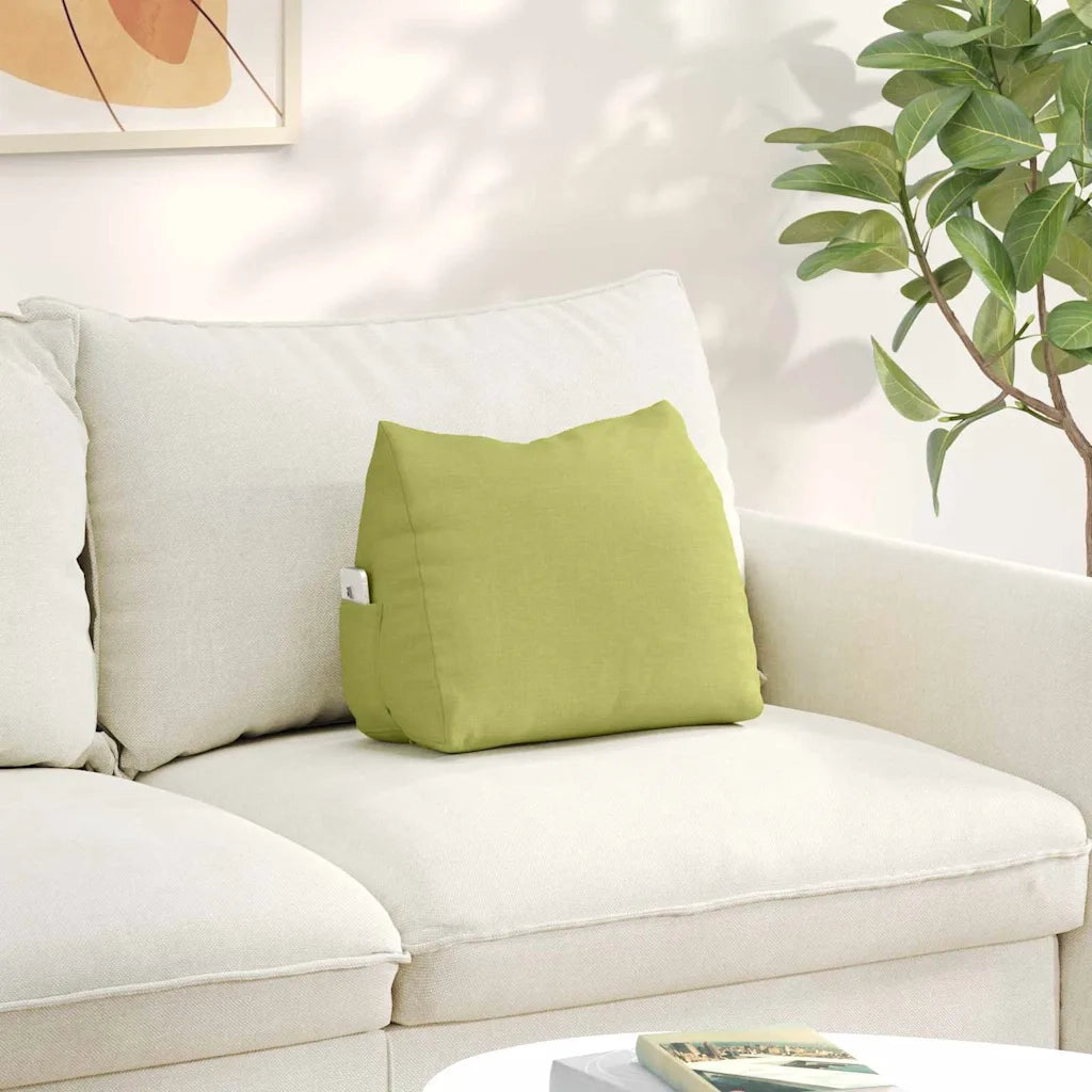 Cuscino per Schiena Verde chiaro 45 x 20 x 35 cm Tessuto 42015012