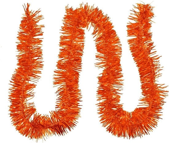 Slinga per Albero di Natale - Luminoso Metallic - 10 Metri - Arancione - Decorazione per Albero di Natale e Festa - Adatto a Tutti i Modelli