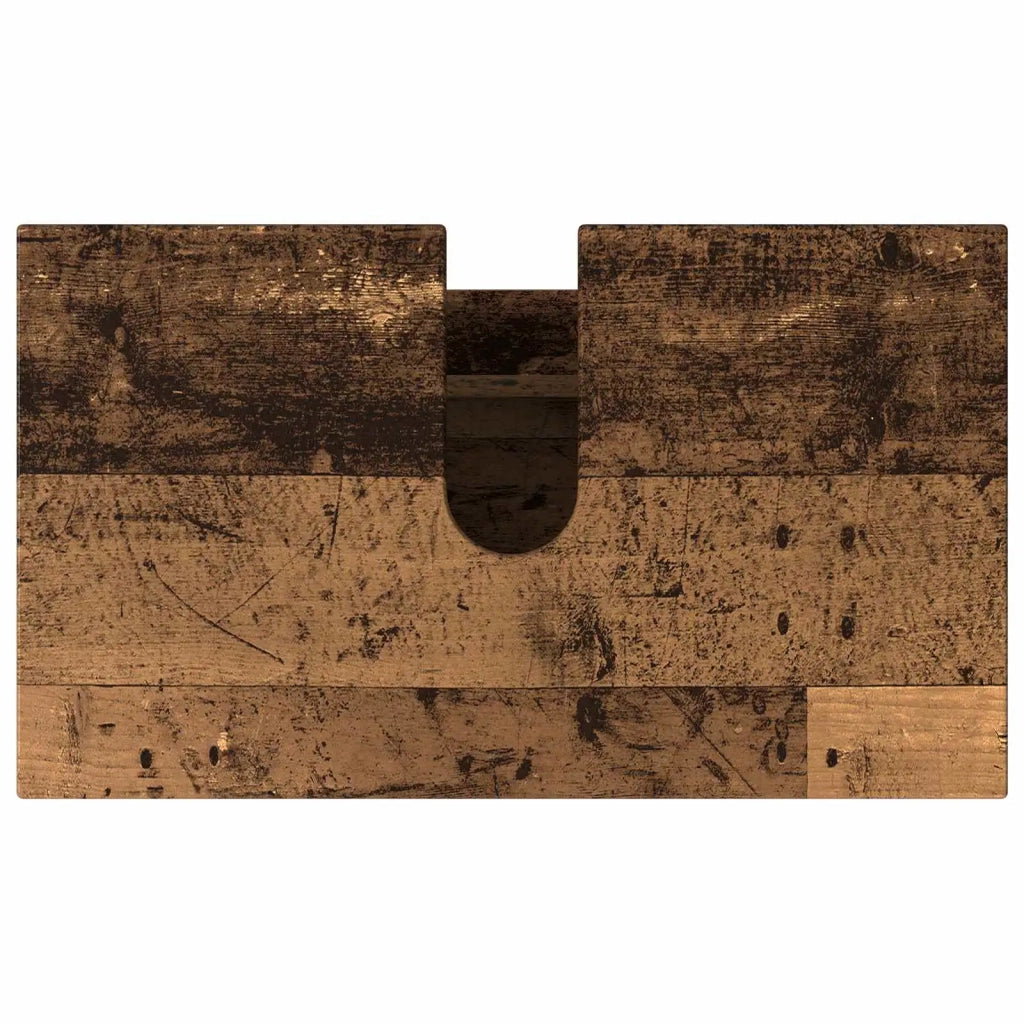 Mobiletto da bagno Legno antico 60 x 35 x 60 cm 889403