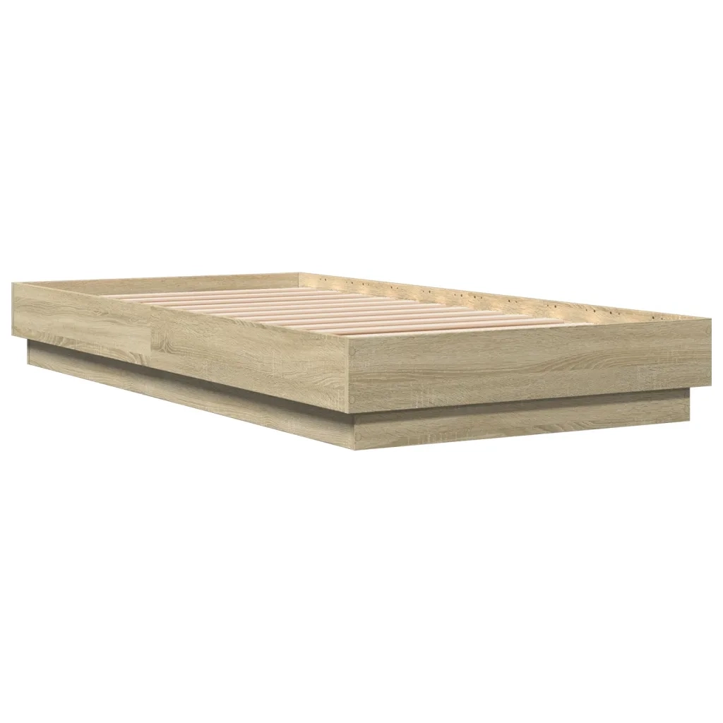 Giroletto senza Materasso Rovere Sonoma 75x190 cm in Truciolato 839639