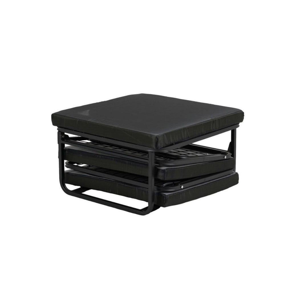 Pouf trasformabile in letto Vega tessuto tortora