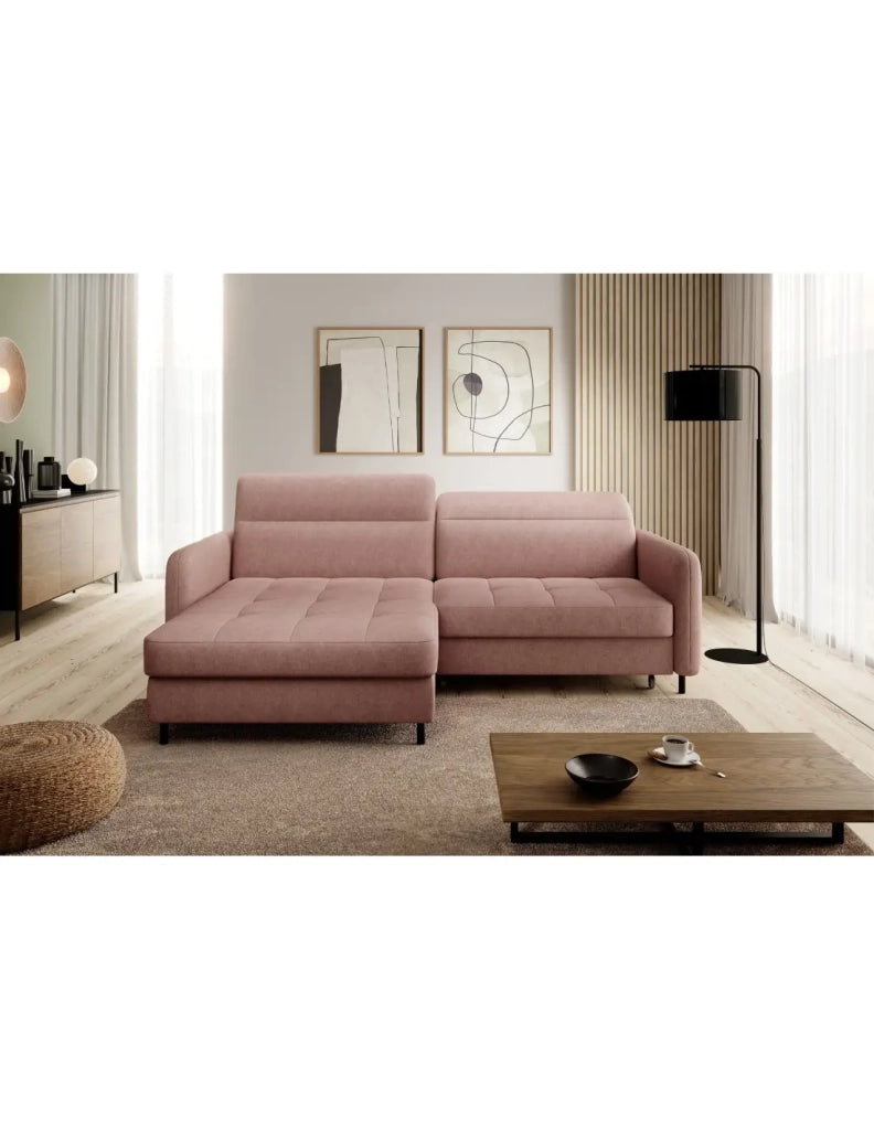 Divano ad angolo collezione GOUMSI colore Salmone