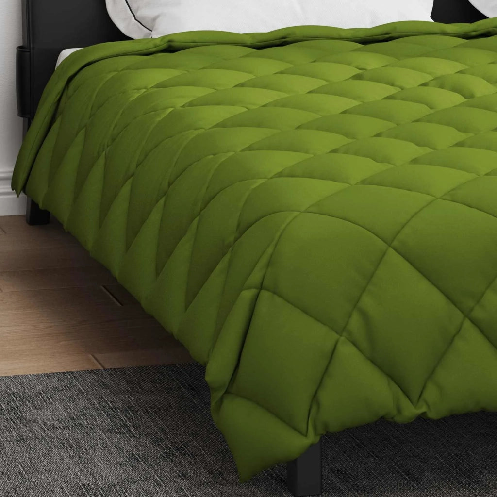 Piumone | Duvet Invernale Verde 220 x 260 cm Microfibra