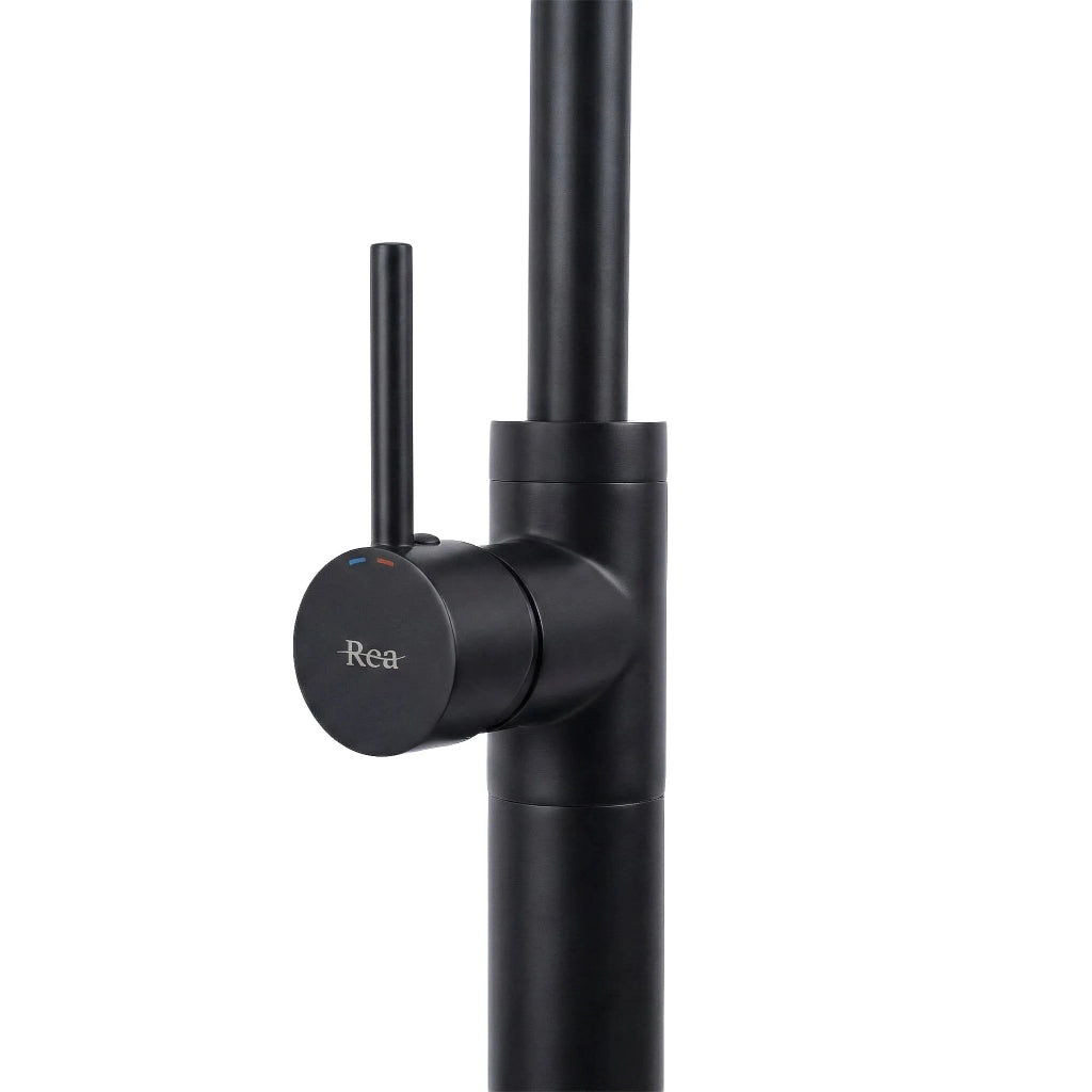 Rubinetto Da Lavabo Rea Lungo Black