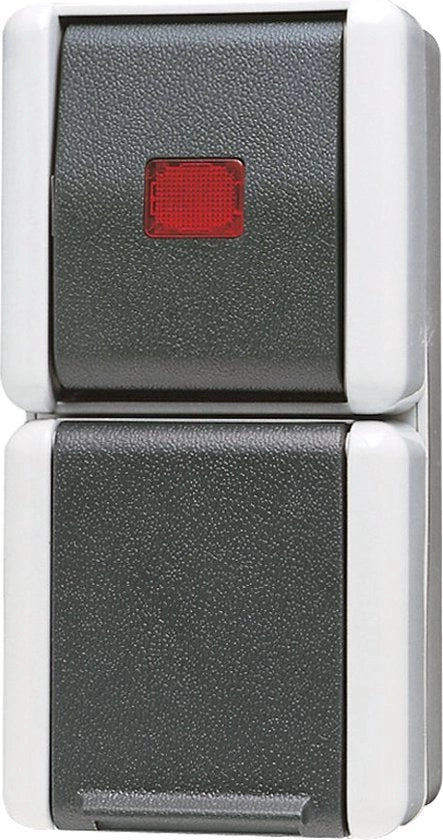 Combinata di interruttore WG800 con luce di controllo - 876KOW - E3FFM