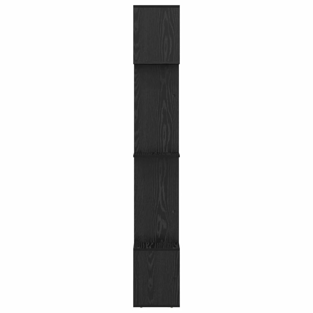 Armadio per Libri Rovere Nero 92 x 29 x 188 cm 3388359