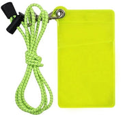 Ottimizzatore di spazi con cinturino - Supporto per badge in PVC - Oltretutto supporto per carta acqua resistente - Antimuffa - Sostenibile - Adatto per carte di identità/banche - Supporto per carta d'identità