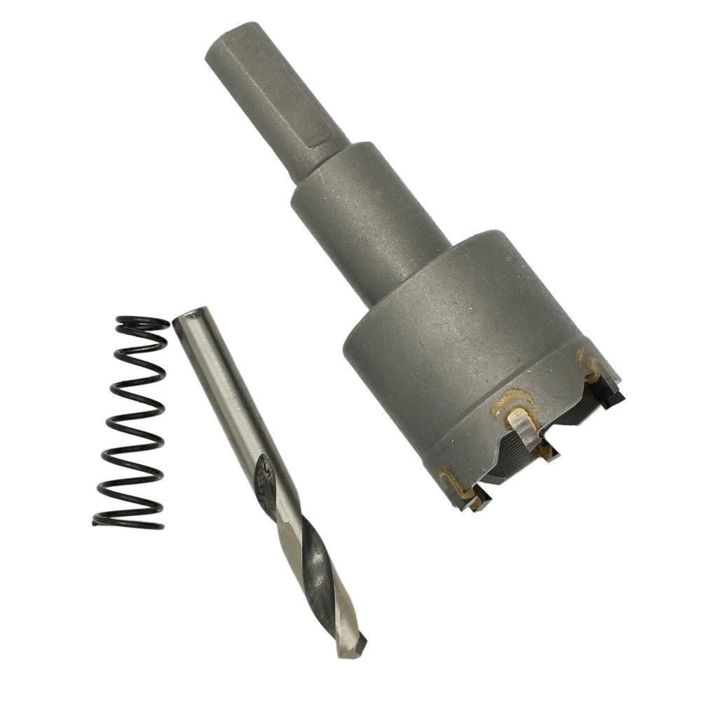 Trade Shop - Fresa A Tazza Con Punta Per Trapano Muro Metallo Legno Acciaio Da 20 A 80mm -       35 Mm
