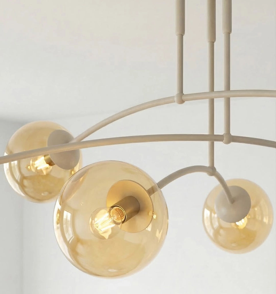 Lampada da soffitto PREGOS 6xE14 sfere beige Emibig