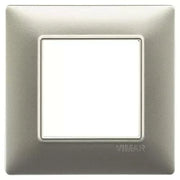 VIMAR PLANA - PLACCA 2M NICHEL OPACO