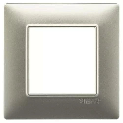 VIMAR PLANA - PLACCA 2M NICHEL OPACO