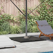 Base per ombrellone Nero 100 x 100 x 4 cm Acciaio 3407830
