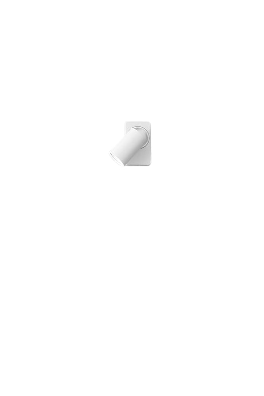 Applique a led ODDY orientabile rotonda Bianca da 1xGu10 Perenz