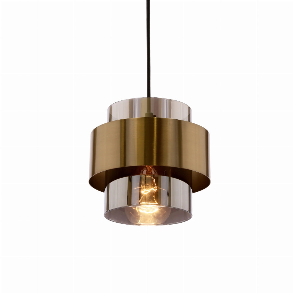 Lampada a sospensione Candellux Spiega E27 Ø18 ottone