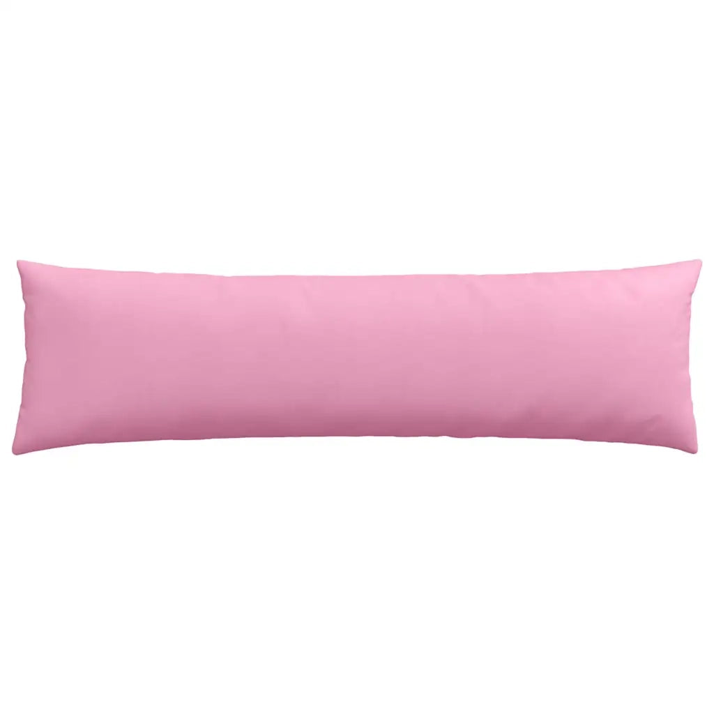 Cuscini da Divano 2 pz-Set di 2 Cuscini per Sofa Rosa 145 x 40 cm Tessuto