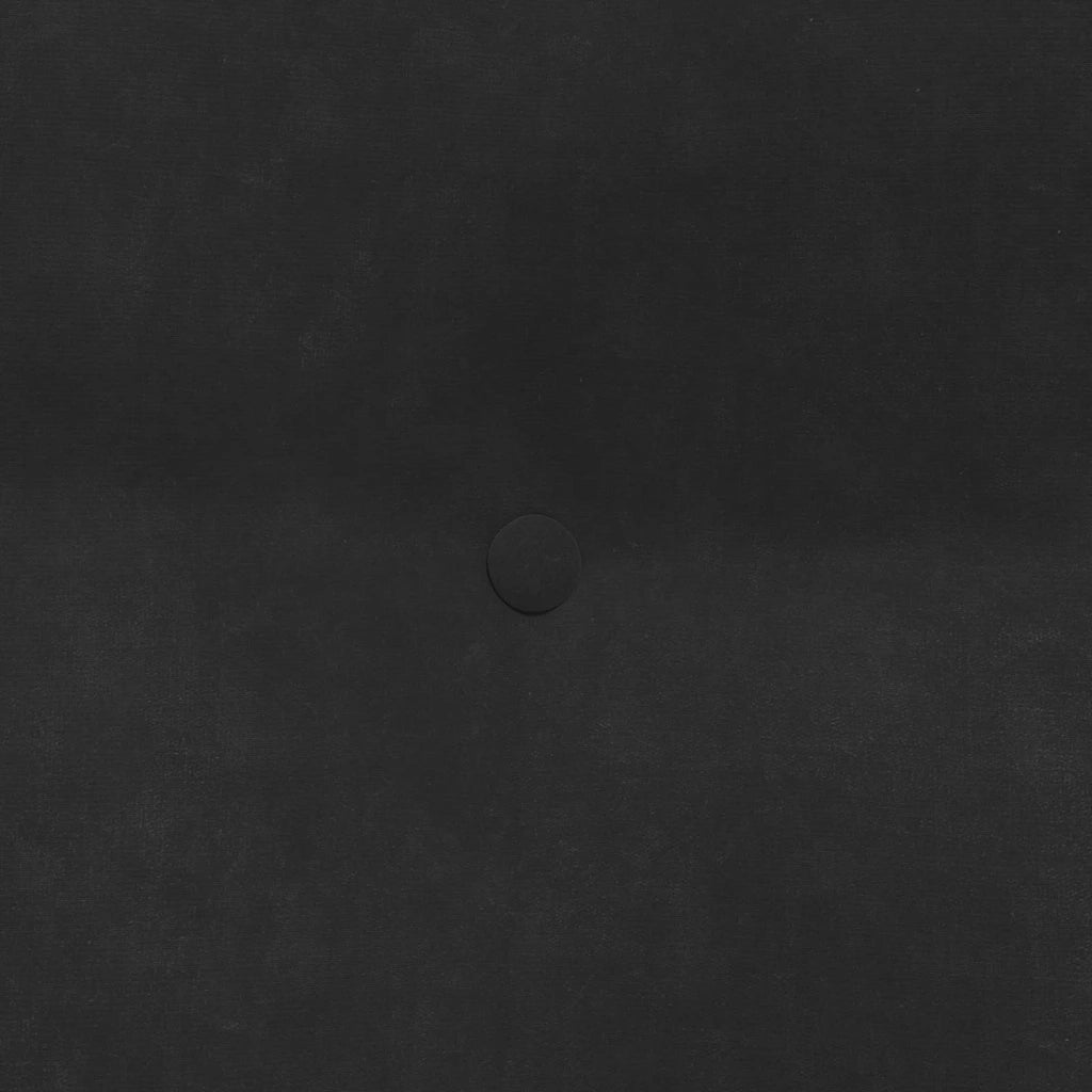 Cuscino per Schiena Nero 45 x 24 x 50 cm Velluto 42014377