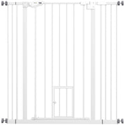 Cancello per cani ¨C Minimal ¨C 104 cm, acciaio, bianco