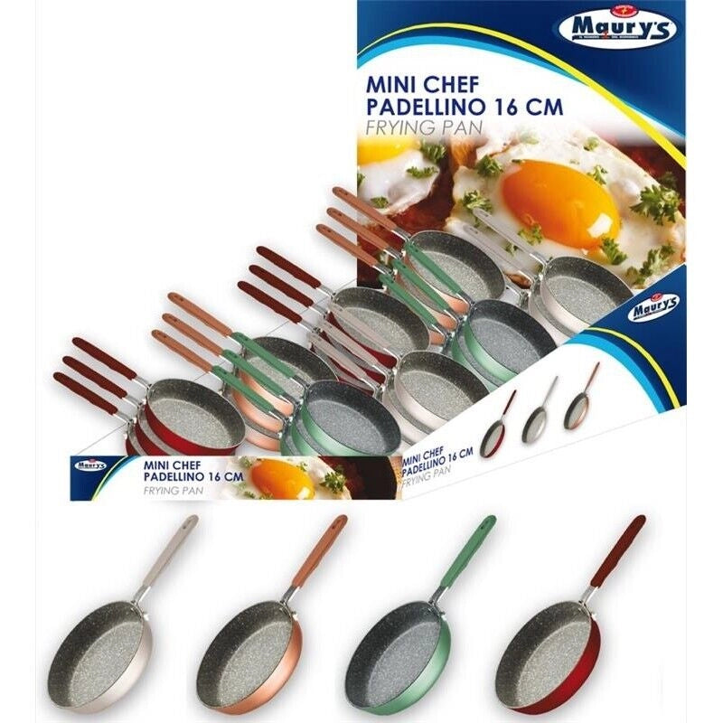 MAURY'S MINI CHEF PADELLA 16 CM COLORI ASSORTITI