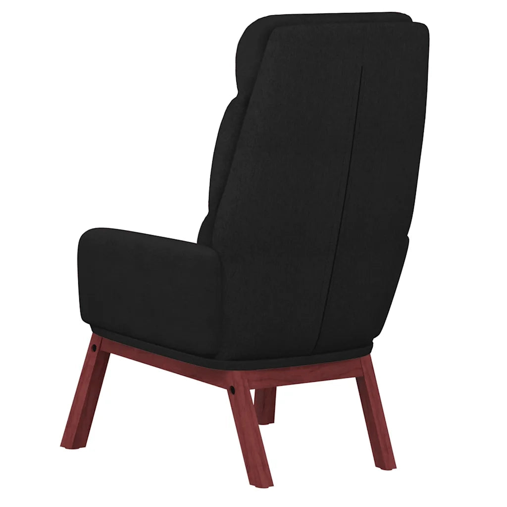 Sedia Relax Nera in Tessuto 341165