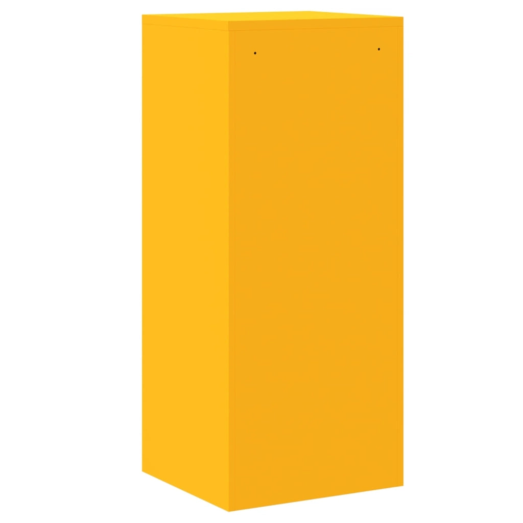 Armadio per File Geometrico Giallo senape 45,5 x 42 x 106,5 cm 891619