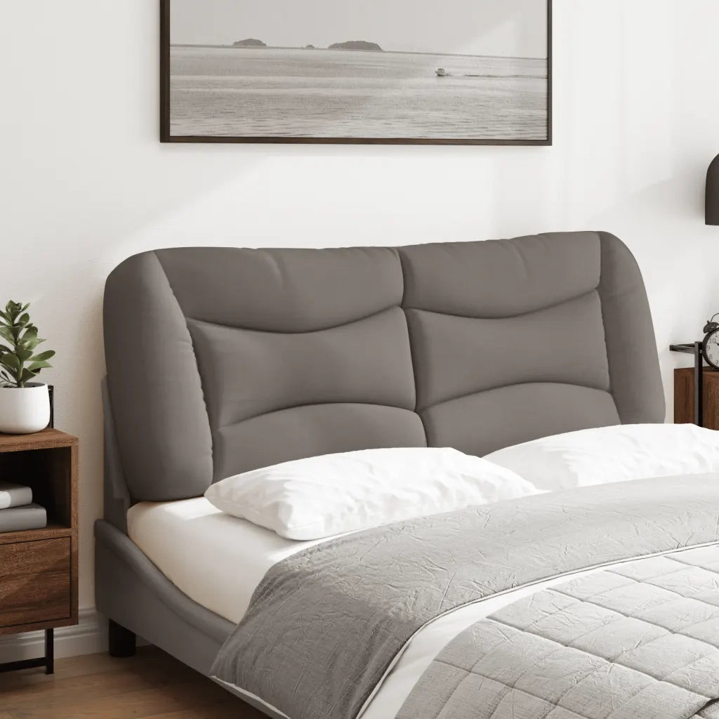 Cuscino Testiera Hvar Tortora 120 cm in Tessuto 374565