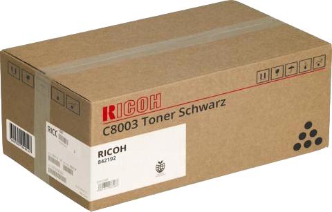 ORIGINAL Ricoh toner nero 842192 C8003BK ~47000 Seiten