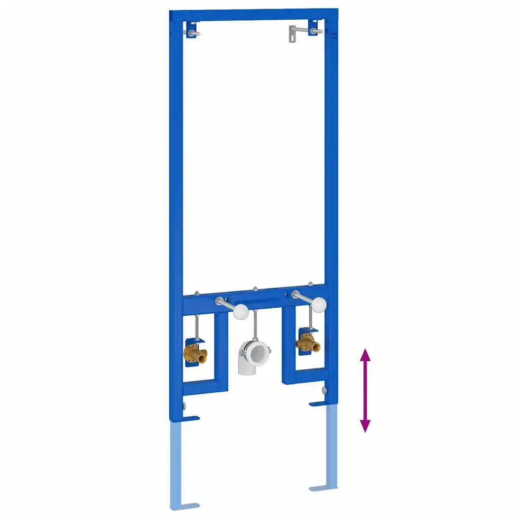 Supporto da parete per bagno Blu 50 x 3 x 112 cm 4106573