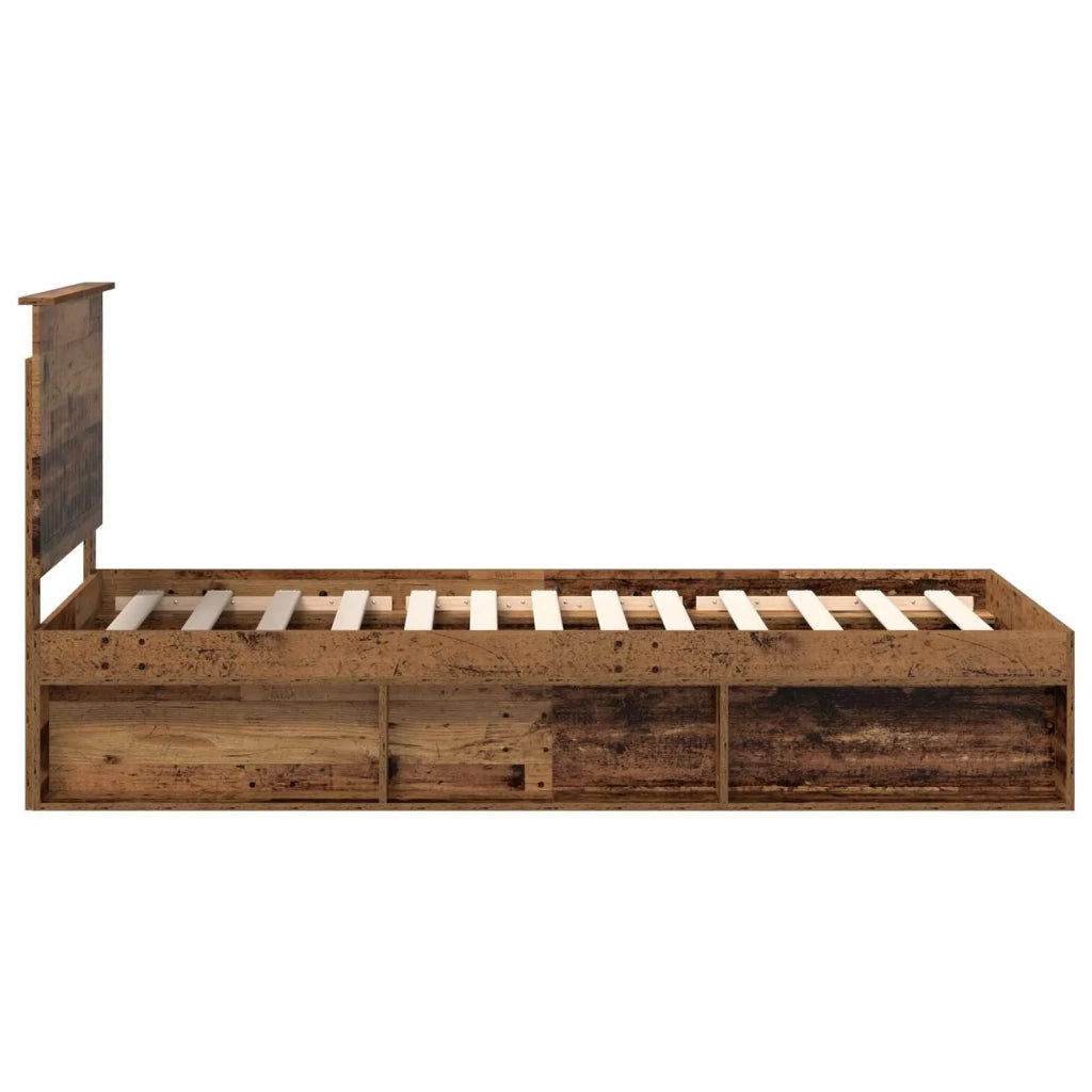 Struttura del letto Legno vecchio 90 x 190 cm Pino massello 3411071