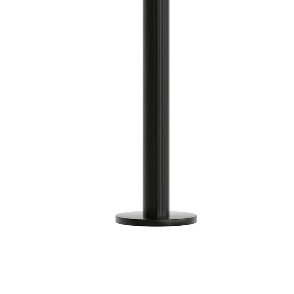 SINED Doccia nera in inox 316L design robusto codice DOCCIA-QUARTU-DOPPIO-TMP-NERA