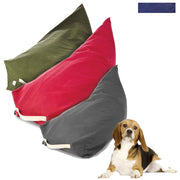 Cuscino per cani beanbag banana coloro blu 60x130x30 cm
