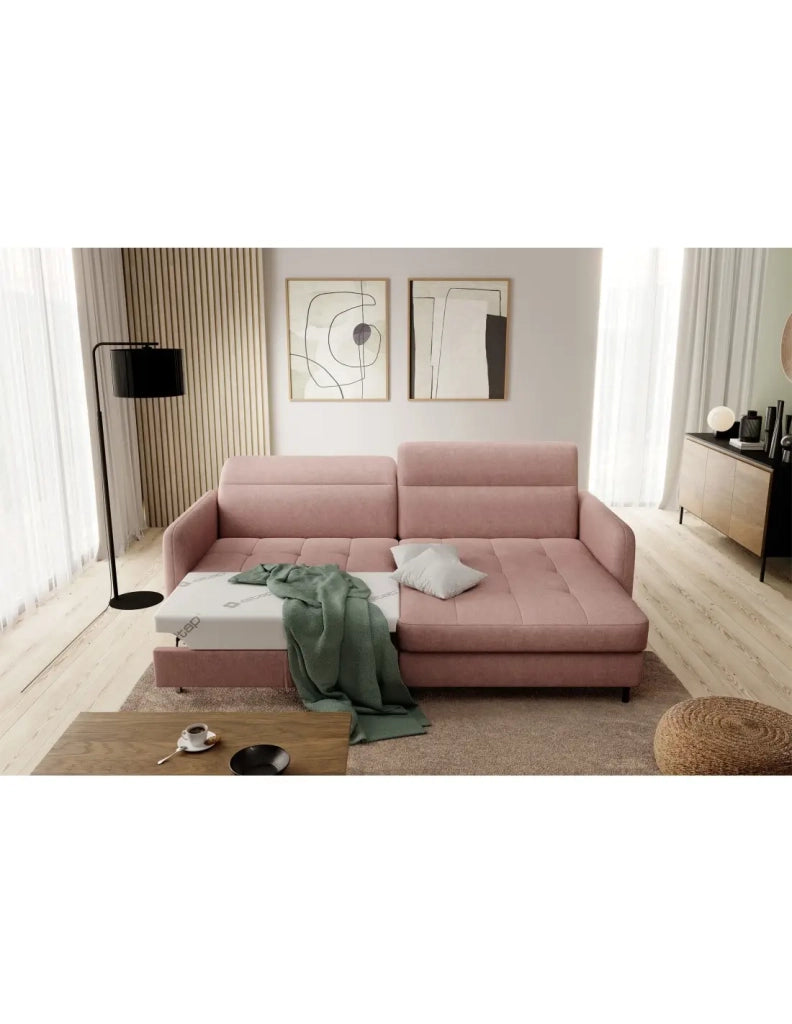 Divano ad angolo collezione GOUMSI colore Salmone