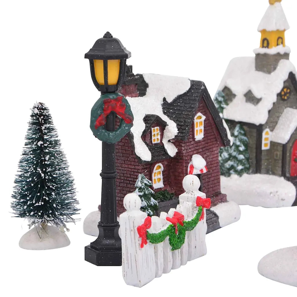 Decorazione Natalizia da Tavolo Multicolore Resina, Plastica CFW4522438