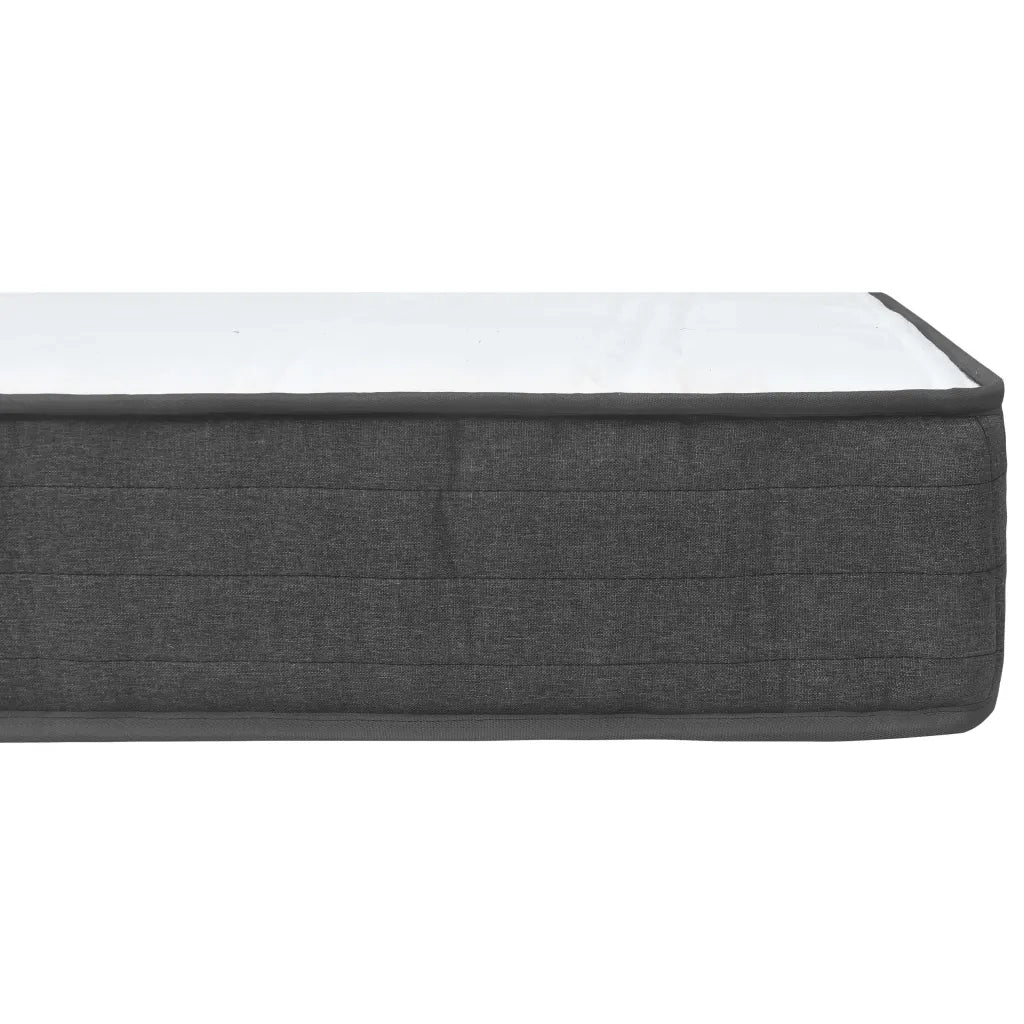 Letto a Molle Grigio Scuro in Tessuto 180x200 cm 3054718