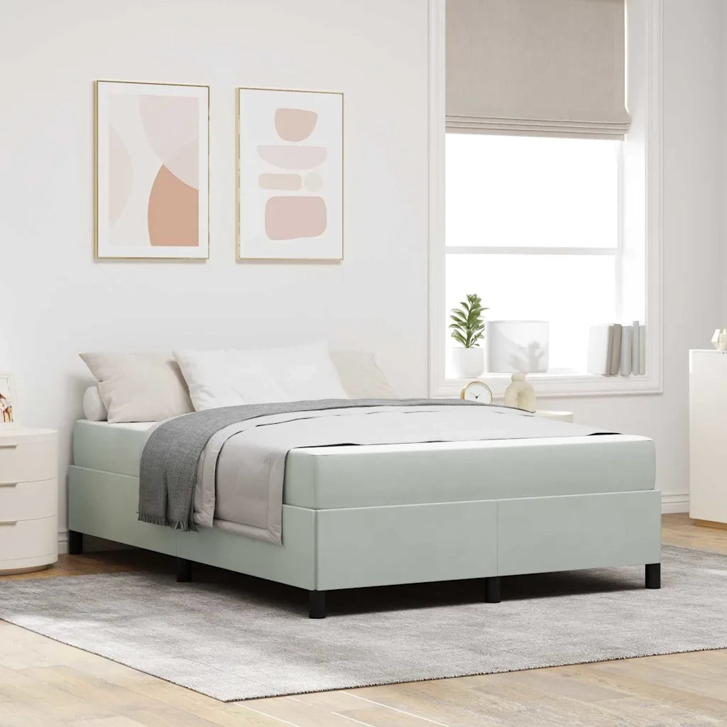 Struttura del letto Grigio chiaro 160 x 200 cm Tessuto 3399072