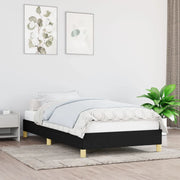 Giroletto senza Materasso Nero 90x200 cm in Tessuto 346788