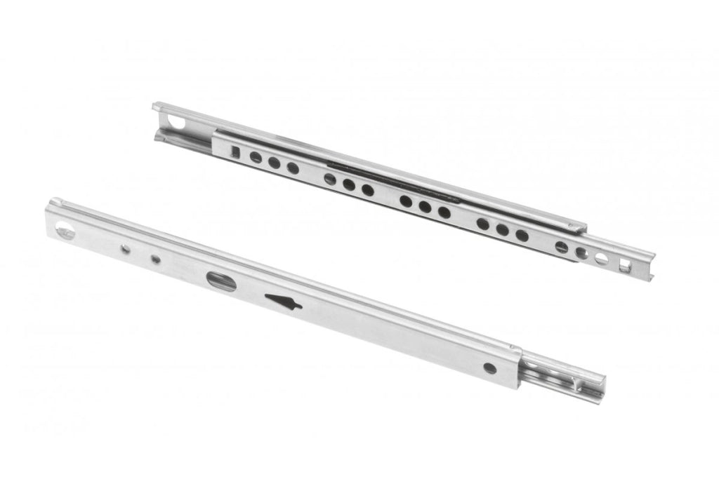GUIDA PER CASSETTI ACCIAIO 17 MM 25 CM PORT 10 KG- 20,0 coppie