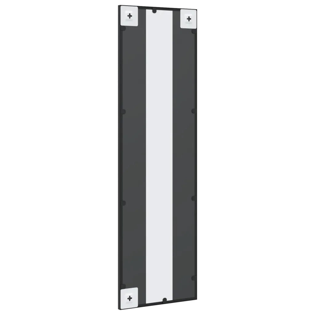 Specchio da Parete | Specchio decorativo Nero 30x100 cm Rettangolare in Ferro
