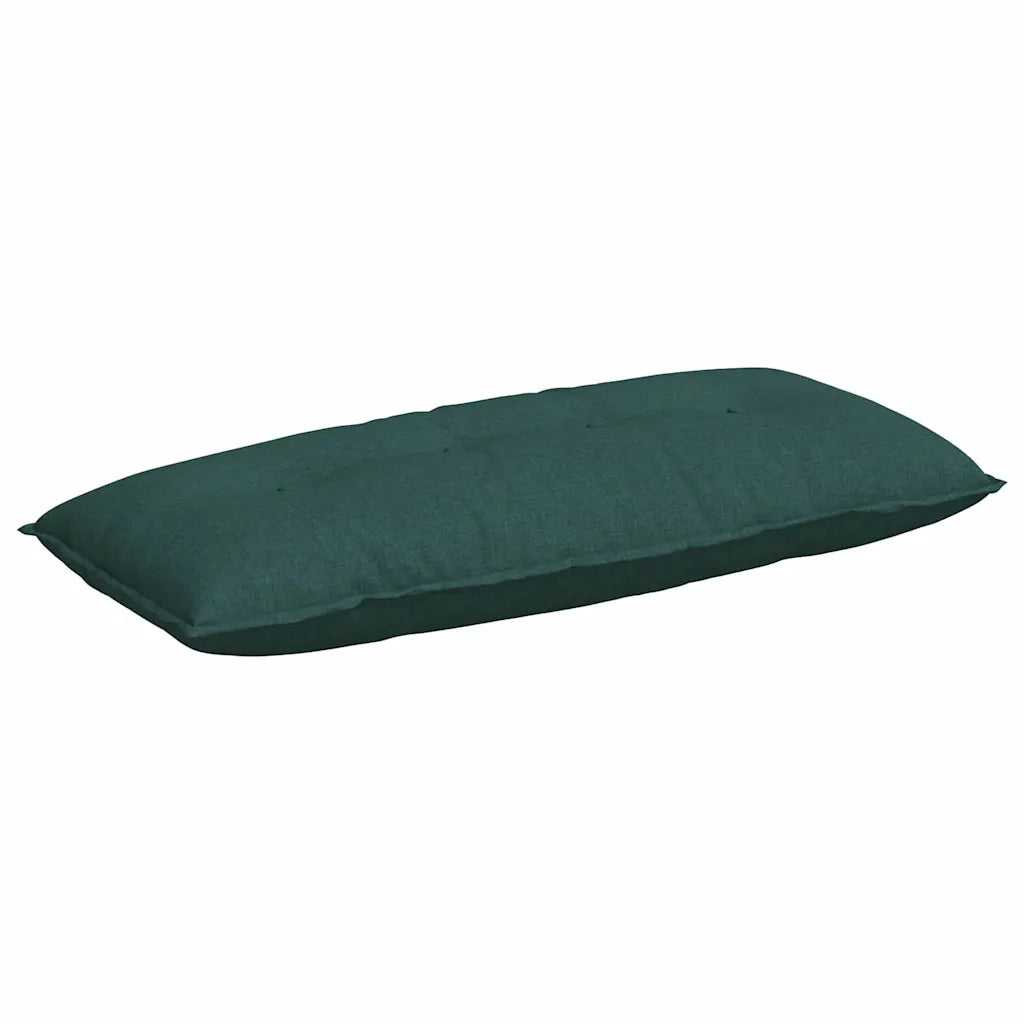 Cuscino per Schiena Verde Scuro 120 x 19 x 50 cm Tessuto 42014792