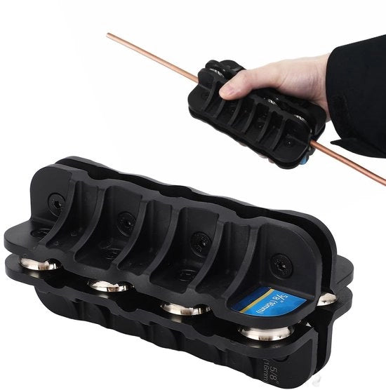 Piastra per tubi 5/8 pollici - Adattatore universale per rimessa - Portatile - Resistente in PVC/Alluminio - Facile da utilizzare - Migliorata presa - Direttore di tubi